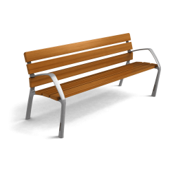 Banco de Madera Neoromántico