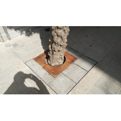 Alcorque Nodo Acero Corten