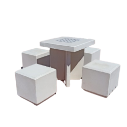 Mesa de Ajedrez Exterior Hormigón