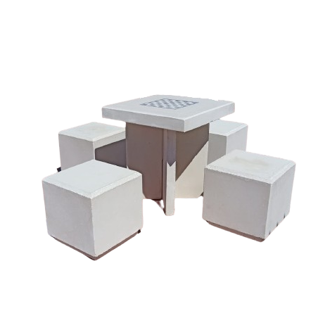 Mesa de Ajedrez Exterior Hormigón