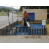 Colored Metal Fence
