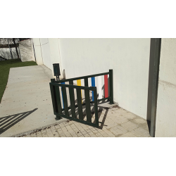 Colored Metal Fence