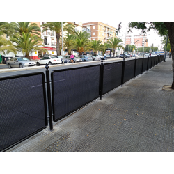 Perforated Fence