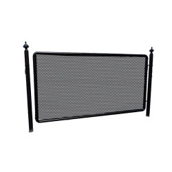Perforated Fence