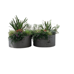 Jardinera Circular en Acero Corten o Carbono - Hecha a medida