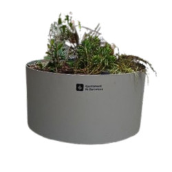 Jardinera Circular en Acero Corten o Carbono - Hecha a medida