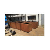 Jardinera Cuadrada en Acero Corten o Carbono - Hecha a medida Jardinera Cuadrada en Acero Corten o Carbono - Hecha a medida