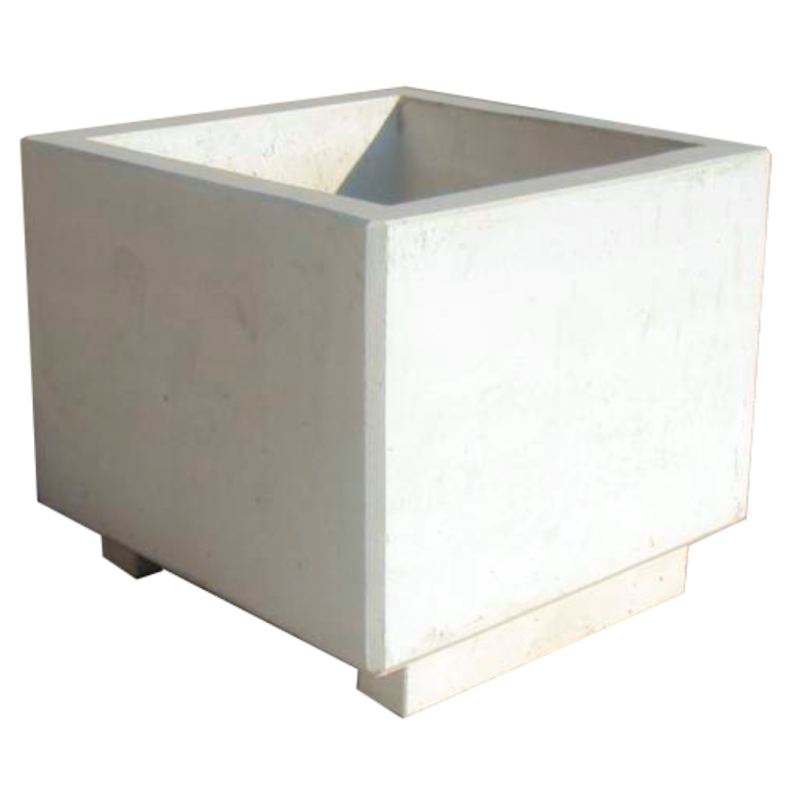 Jardinera cuadrado de hormigón para exterior Jardinera cuadrado de hormigón para exterior