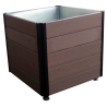 Jardinera madera técnica y acero – Medidas 750x750 y 1000x1000 mm