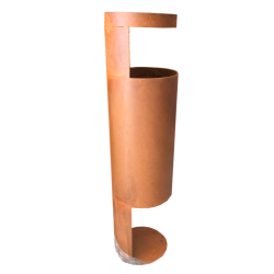 Papelera Corten